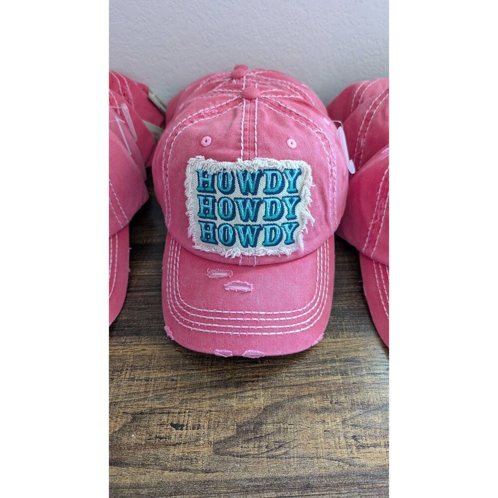 Pink Howdy Baseball Hat - Picture 5 of 5